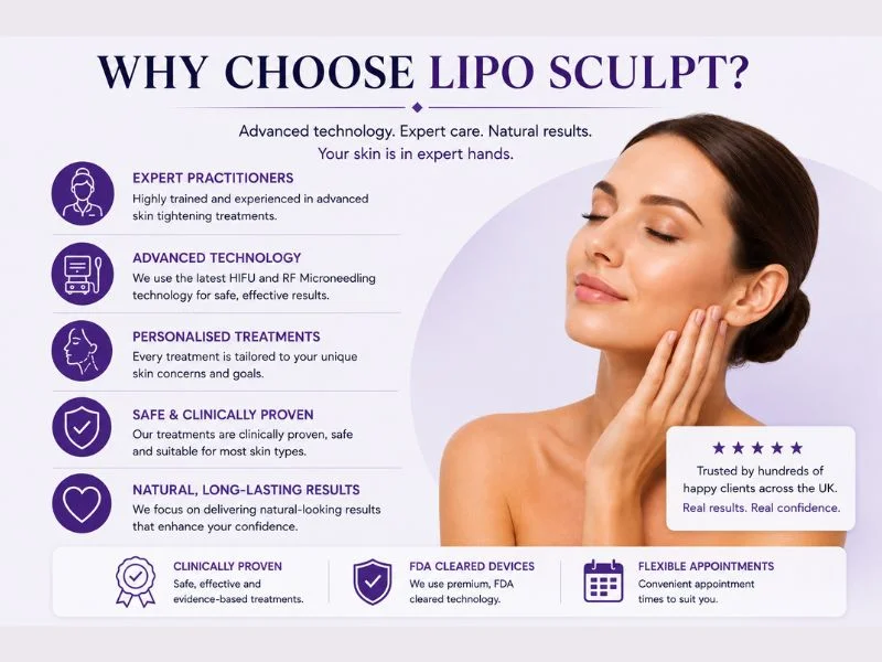why choose lipo sculpt for complete skin tightening treatment Livingston